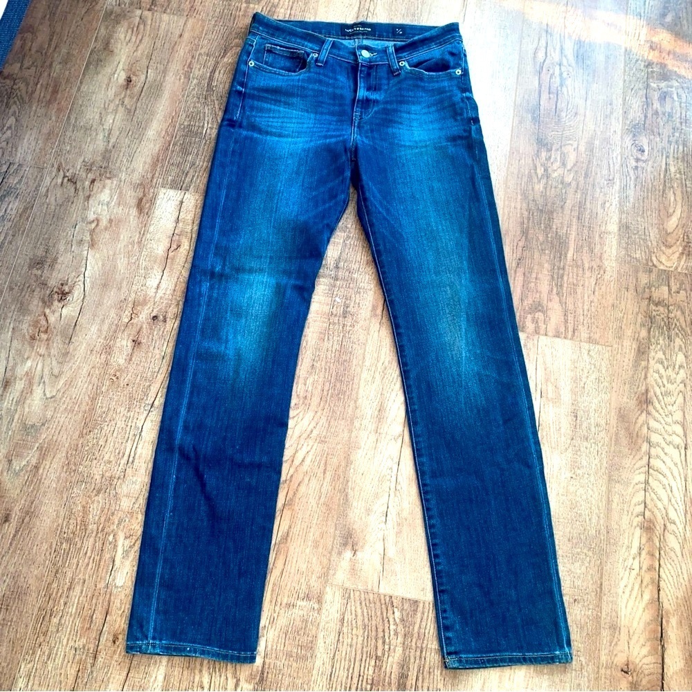 Lucky Brand Women’s Dark Blue Brooke Straight Jeans
